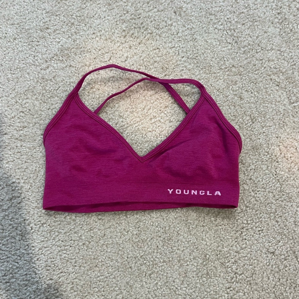 YoungLA Magenta Sports Bra